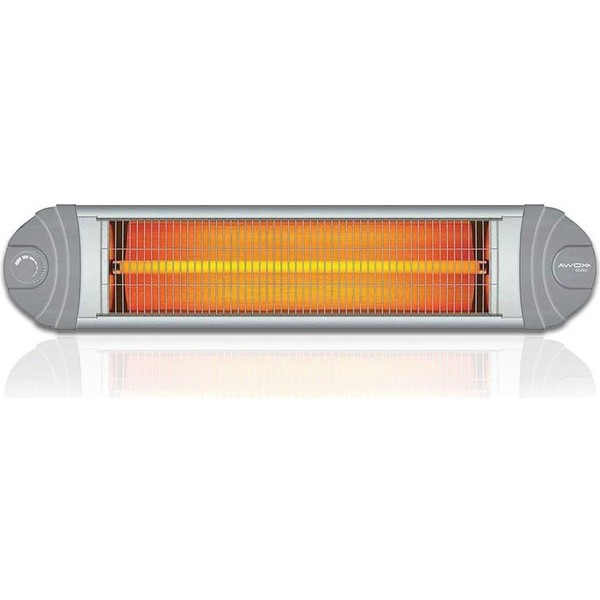 Awox Ecotec 2500 W Infrared Isıtıcı Ayaklı Kullanım Alanı İçin Gri Estetik Tasarım