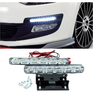 ŞüsCarOto Aksesuar 6 Ledli Gündüz Farı Gündüz Ledi Drl LED Lamba 18W Su Geçirmez