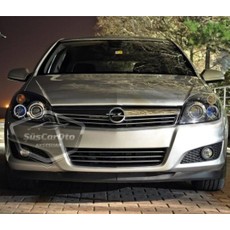ŞüsCarOto Aksesuar Opel Astra H 2004-2014 Uyumlu Üniversal Astra H Lip Esnek Ön Lip 2 Parça Tampon Altı Dil Karlık Ön Ek