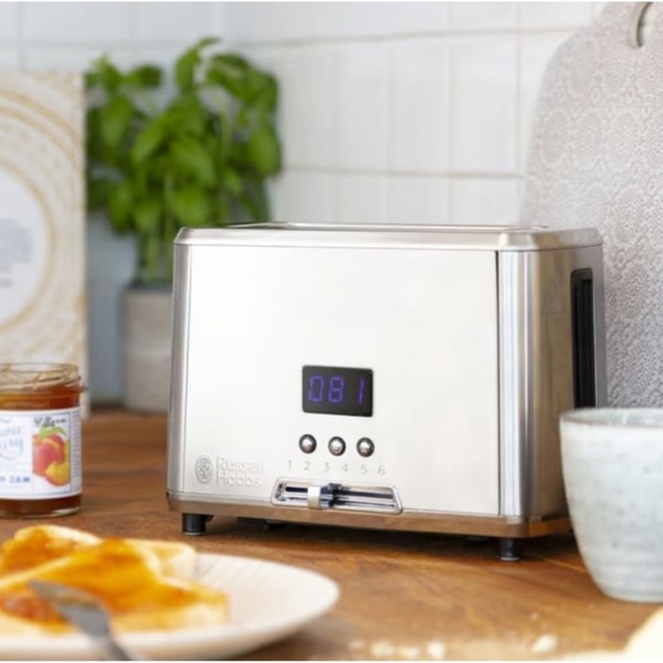 Russell Hobbs Compact Home Ekmek Kızartma Makinesi 1420 W 2 Dilim Kapasitesi İle Durdurma