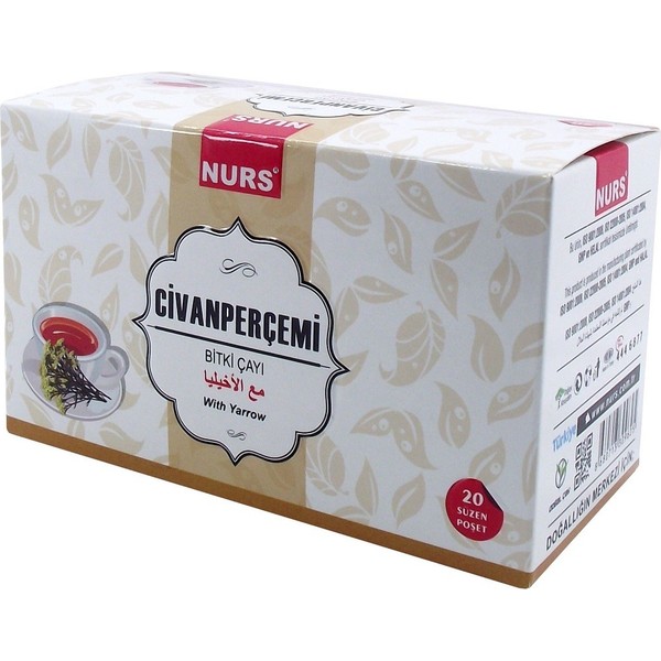 Nurs Civanperçemi Bitki Çayı 20'li Süzen