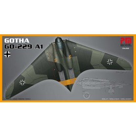 Pm Model Gotha Go 229 A1 PM Model Demonte Plastik Uçak Maket