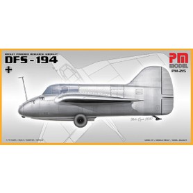 Pm Model Rocket Powered Research Aircraft DFS-194 Pm Model Roket Motorlu Uçak Demonte Plastik
