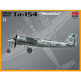 Pm Model Crewturk Focke Wulf TA-154 Plastik