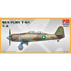 Pm Model Hawker Sea Fury T-61 Pm Model Avcı-Eğitim Uçağı Demonte Plastik