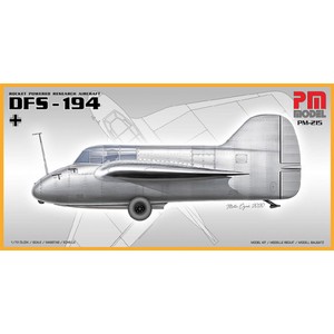 Pm Model Rocket Powered Research Aircraft DFS-194 Pm Model Roket Motorlu Uçak Demonte Plastik
