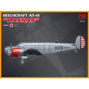 Pm Model Crewturk Beechcraft At-11 Kansan Plastik