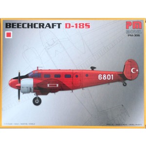 Pm Model Beechcraft D-18S Yolcu-Yük Uçağı PM Model Demonte Plastik Uçak Maket