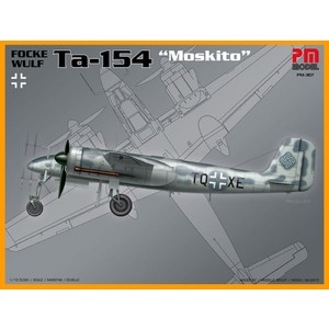 Pm Model Crewturk Focke Wulf TA-154 Plastik