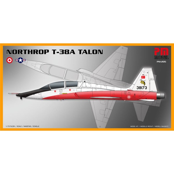 Pm Model Crewturk Northrop T-38A Plastik