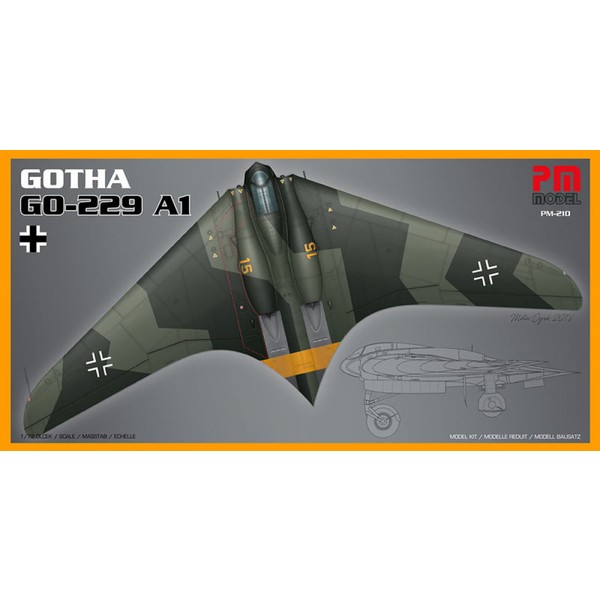 Pm Model Gotha Go 229 A1 PM Model Demonte Plastik Uçak Maket