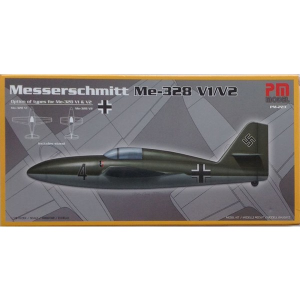 Pm Model Messerschemitt Me-328 V1 V2 Pm Model Savaş Uçağı Demonte Plastik