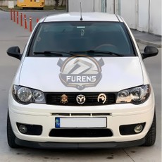 Furens Fiat Palio 1997-2012 Uyumlu H Lip Esnek Ön Lip 2 Parça Karlık Ön Ek Tampon Altı Dil