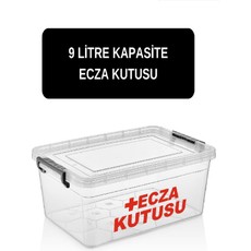 Deembro Ecza Kutusu 9 Lt Ilk Yardım Ecza Dolabı Çantası Ilaç Kutusu Ilaç Saklama Kabı Kutusu Ilaç Dolabı