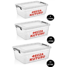 Deembro 3 Adet 20 Lt 15 Lt 9 Lt Ecza Kutusu Ecza Dolabı Çantası Ilaç Kutusu Ilaç Saklama Kabı Kutusu Ilaç Yeni Ürün