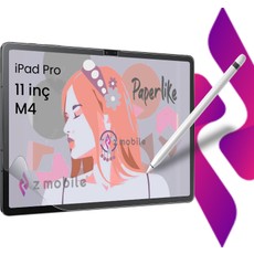 Z-Mobile iPad Pro 11" M5/M4 Uyumlu Paperlike Nano Kırılmaz Ekran Koruyucu Kağıt Hissi Paper Like