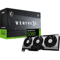 MSI VGA GeForce RTX 5080 16G Ventus 3x OC 16GB GDDR7 256 B DX12 PCIe 5.0 X16 Ekran Kartı