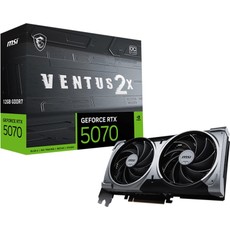MSI VGA GeForce RTX 5070 12G Ventus 2x OC RTX 5070 12GB GDDR7 192B DX12 PCIe 5.0 X16