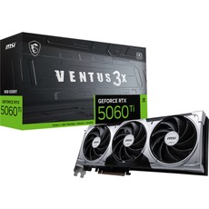 MSI VGA GeForce RTX 5060 Ti 8G Ventus 3x OC RTX 5060 Ti 8GB GDDR7 128B DX12 PCIe 5.0 X16
