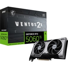 MSI VGA GeForce RTX 5060 Ti 16G Ventus 2x OC Plus RTX 5060 Ti 16GB GDDR7 128B DX12 PCIe 5.0 X16 Ekran Kartı