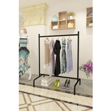 Navis Home Metal Ayaklı Askılık Modern Tasarım Çizilmeye Dayanıklı Antre Kullanımı İçin Siyah