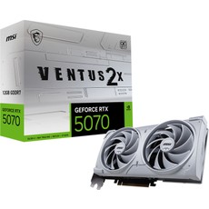 MSI VGA GeForce RTX 5070 12G Ventus 2x OC White RTX 5070 12GB GDDR7 192B DX12 PCIe 5.0 X16