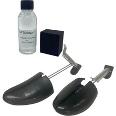 SRTfootcare Ayakkabı Açma Genişletme Seti | Metal Ayakkabı Kalıbı + Deri Yumuşatma Suyu – Konforlu Genişleyen Ayakkabılar