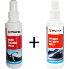 Würth Yağmur Su Kaydırıcı Itici Beyaz Renkli Sprey Set 150 ml Buğu Önleyici