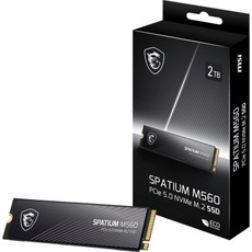 MSI 2tb Msı Spatıum M560 Pcıe 5.0 Nvme M2 10300/8700MB/S