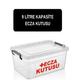 Deembro Ecza Kutusu 9 Lt Ilk Yardım Ecza Dolabı Çantası Ilaç Kutusu Ilaç Saklama Kabı Kutusu Ilaç Dolabı