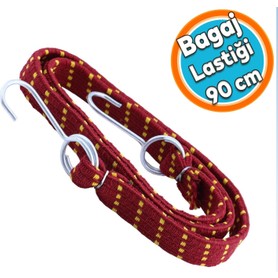 Nzb Oto Araç Araba Bagaj Lastiği Geniş Kancalı Bisiklet Sabitleme Yük Taşıma Lastik 20 mm x 90 cm