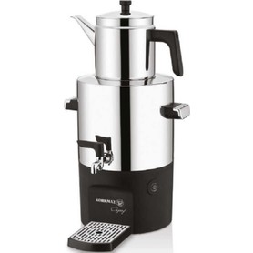 Korkmaz Çayşef Inox-Parlak Semaver 5 lt Kapasite Çelik Renkli Ergonomik Tasarım