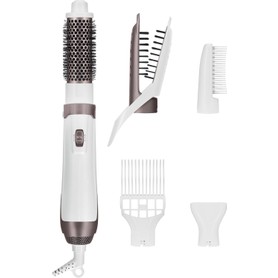 Rowenta Tefal Premium Care 2 Kademeli Seramik Kaplama Saç Fırçası 38 Mm İyon Özelliği İle Beyaz