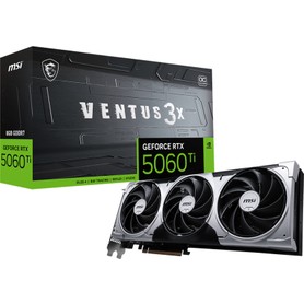 MSI VGA GeForce RTX 5060 Ti 8G Ventus 3x OC RTX 5060 Ti 8GB GDDR7 128B DX12 PCIe 5.0 X16