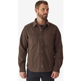 Decathlon Solognac Erkek Uzun Kollu Avcı Gömleği - Kahverengi - Avcılık ve Doğa Gözlemi - 500