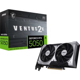 MSI VGA GeForce RTX 5050 8G Ventus 2x OC RTX 5050 8GB Gddr6 128B DX12 PCIe 5.0 X16