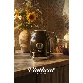 Fressi Vintheat Isı Göstergeli Retro Kettle Su Isıtıcısı 1,7 Litre