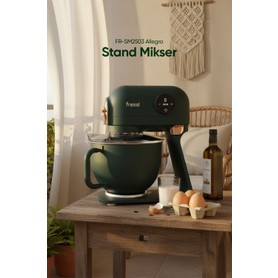 Fressi Fr-Sm2503 Allegro Tam Döküm Demir Standlı Mikser 1500W Güçlü 5 L Metal Hazne