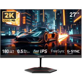 Gamebooster Gb-27F180Qf 27" 180Hz Fast Ips 0.5Ms Mprt 2K Qhd 2Xhdmi+2Xdp Rgb Flat Gaming