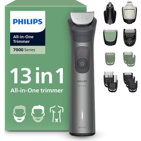 Philips 7000Serisi 13İn1, Erkek Bakım Seti,Yüz/Saç/Vücut/Sakal Tıraş Makinesi, Islak&Kuru,