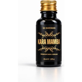 GC Bardman Kara Mamba Besleyici Sakal Serumu 30 ml Doğal Görünüm ve Organik Özellikler