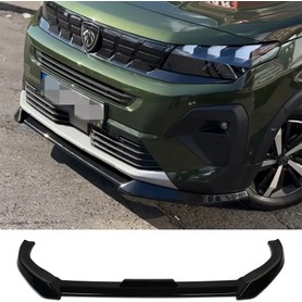 MKG Otomotiv Peugeot Partner Ön Lip Plastik Parlak Siyah Karlık-Ön-Ek-Bodykit 2021 2022 2023 2024 2025