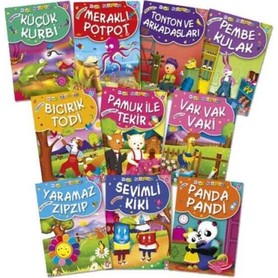 Timaş Çocuk Mini Masallar 1 10 Kitap Set Müjgan Şeyhi Ciltsiz Yayın