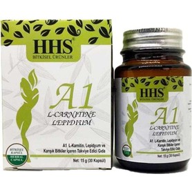 HHS A1 Bitkisel 30 Kapsül Yetişkinler İçin L-Carnitine ve Zencefil İçeren Doğal