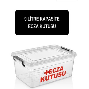 Deembro Ecza Kutusu 9 Lt Ilk Yardım Ecza Dolabı Çantası Ilaç Kutusu Ilaç Saklama Kabı Kutusu Ilaç Dolabı