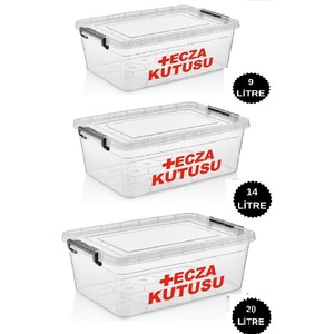Deembro 3 Adet 20 Lt 15 Lt 9 Lt Ecza Kutusu Ecza Dolabı Çantası Ilaç Kutusu Ilaç Saklama Kabı Kutusu Ilaç Yeni Ürün