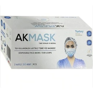 Teknopoint Telli Yüz Maskesi 3 Katlı