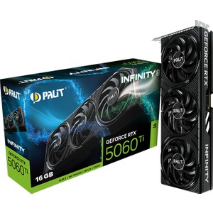 Palit GeForce RTX 5060 Ti 16GB 128 Bit GDDR7 Ekran Kartı 128 Bit 2572 MHz Fanlı Soğutma ile Yüksek Performans NE7506T019T1-GB2061S