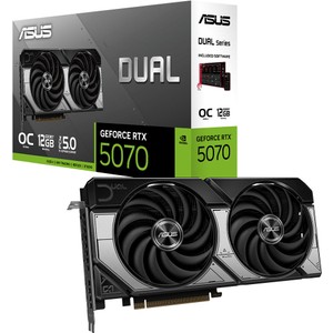 Asus Dual-RTX5070-O12G NVIDIA GeForce RTX 5070 12GB GDDR7 192bit 2x HDMI 3x DP DLSS4 Ekran Kartı