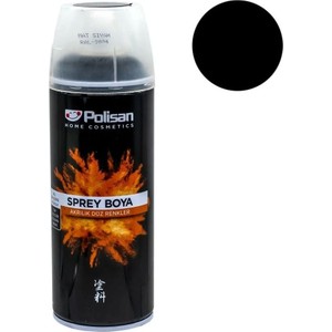 Polisan Akrilik Sprey Boya Mat Siyah